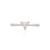 One in a Trillion - 14k White Gold Solitaire Lab-Grown Diamond Ring